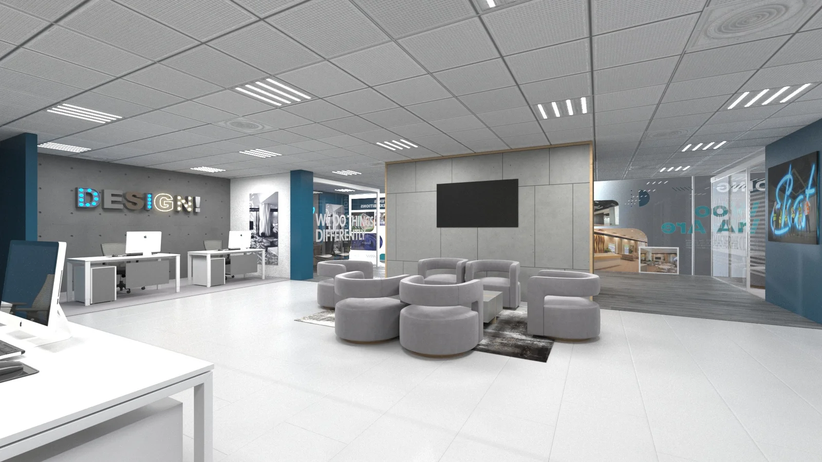 BLUEBERRY office workspace and lounge