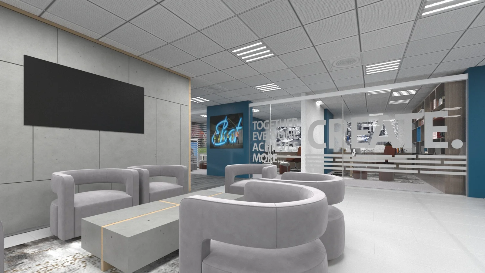 BLUEBERRY office waiting area